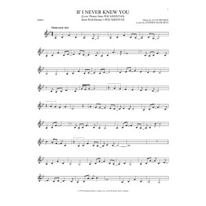 If I Never Knew You (End Title) (from Pocahontas)